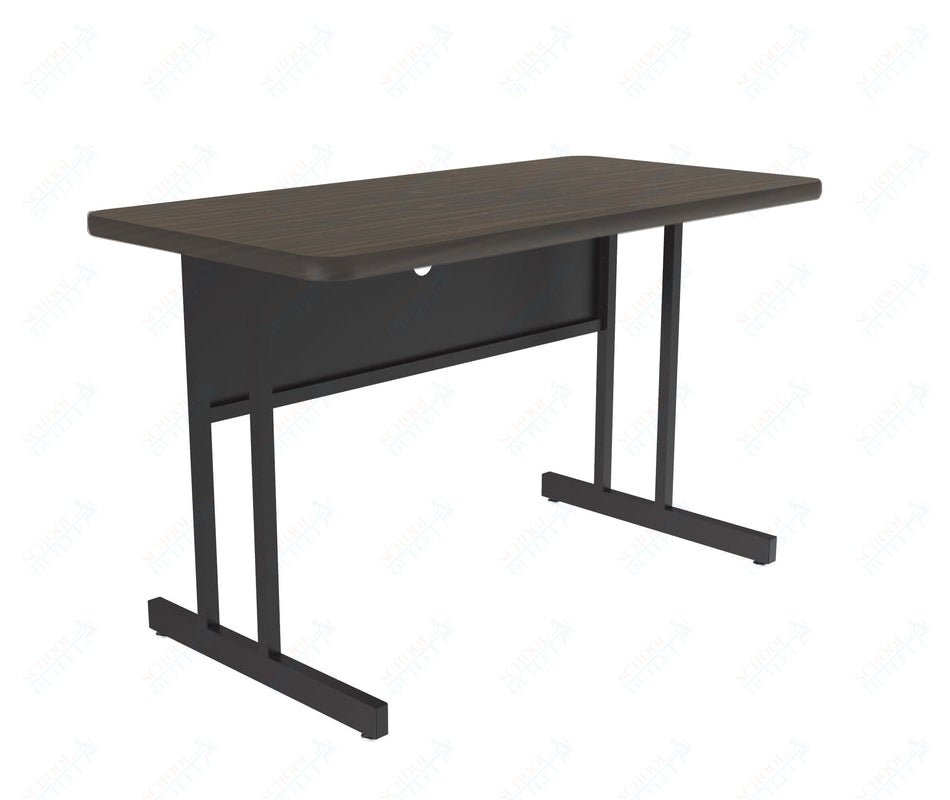 Correll Rectangular Desk Height Deluxe High - Pressure Top Computer/Student Desks 24"W x 60"L x 29"H (COR - WS2460 - REC - XX) - SchoolOutlet