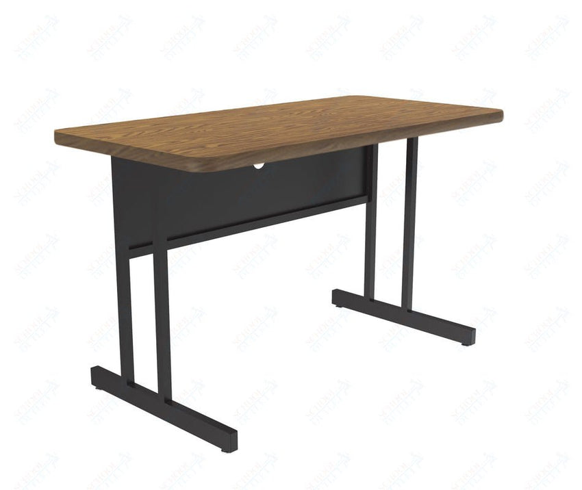 Correll Rectangular Desk Height Deluxe High - Pressure Top Computer/Student Desks 24"W x 60"L x 29"H (COR - WS2460 - REC - XX) - SchoolOutlet