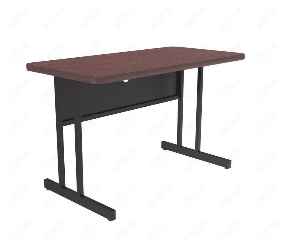 Correll Rectangular Desk Height Deluxe High - Pressure Top Computer/Student Desks 24"W x 60"L x 29"H (COR - WS2460 - REC - XX) - SchoolOutlet