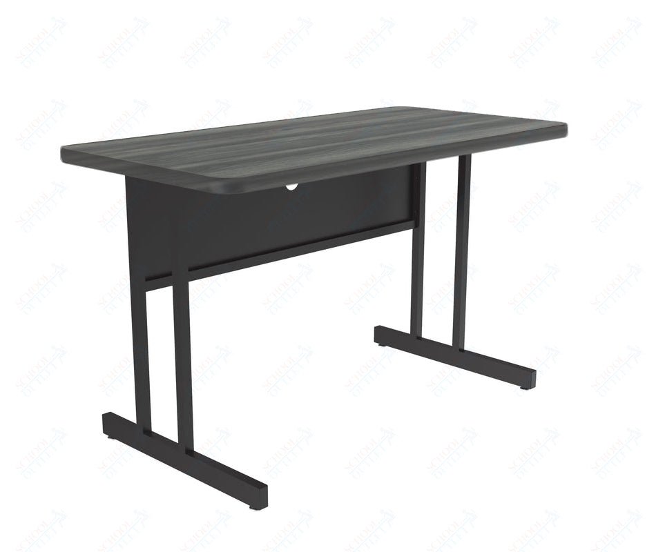 Correll Rectangular Desk Height Deluxe High - Pressure Top Computer/Student Desks 24"W x 60"L x 29"H (COR - WS2460 - REC - XX) - SchoolOutlet