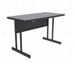 Correll Rectangular Desk Height Commercial Laminate Top Computer/Student Desks 24