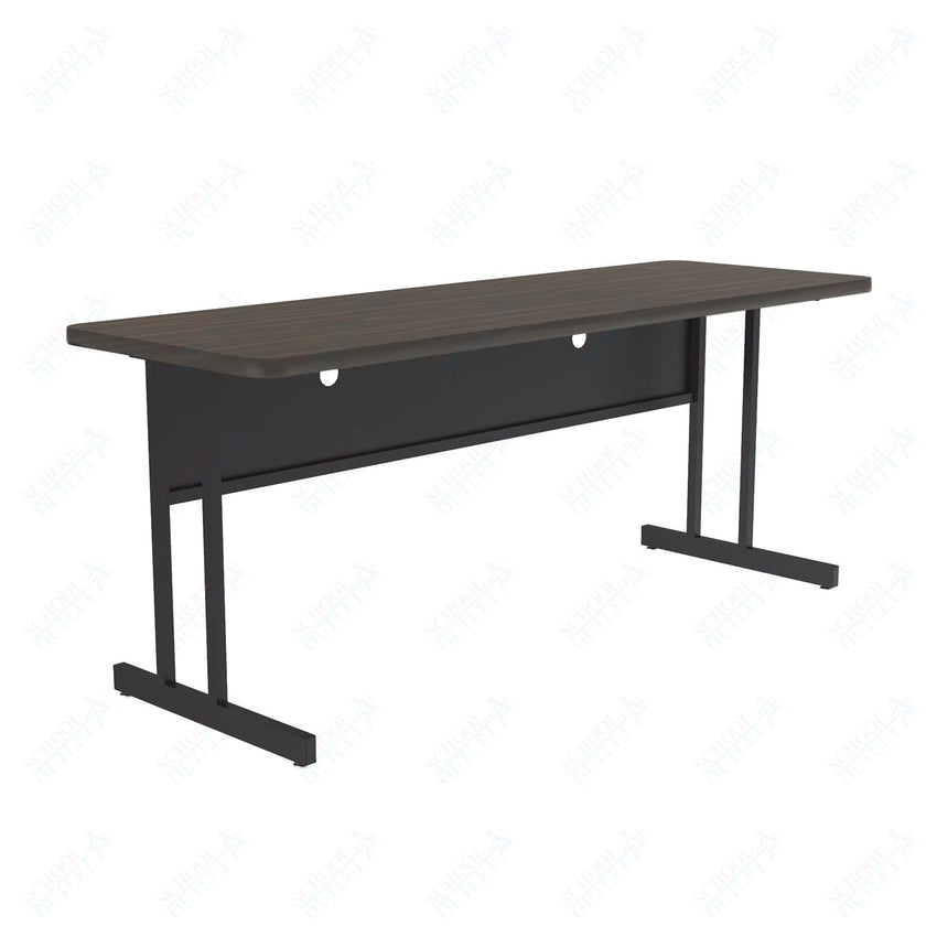 Correll Rectangular Desk Height Deluxe High - Pressure Top Computer/Student Desks 24"W x 72"L x 29"H (COR - WS2472 - REC - XX) - SchoolOutlet