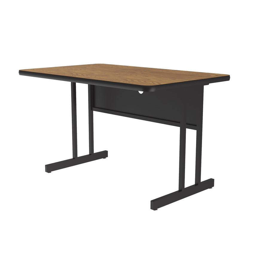 Correll Correll High - Pressure Laminate Desk Height Workstation & Student Desk 24"W x 72"L x 29"H (WS2472 - XX) - SchoolOutlet