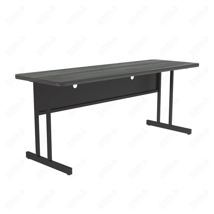 Correll Rectangular Desk Height Deluxe High - Pressure Top Computer/Student Desks 24"W x 72"L x 29"H (COR - WS2472 - REC - XX) - SchoolOutlet