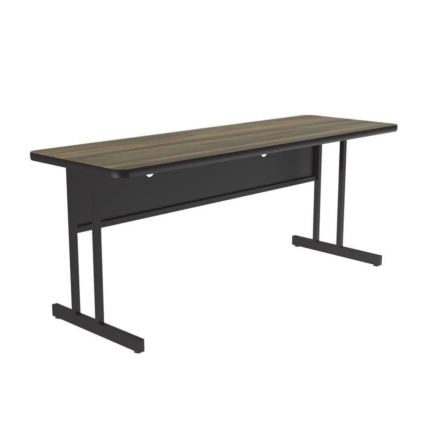 Correll Correll High - Pressure Laminate Desk Height Workstation & Student Desk 24"W x 72"L x 29"H (WS2472 - XX) - SchoolOutlet