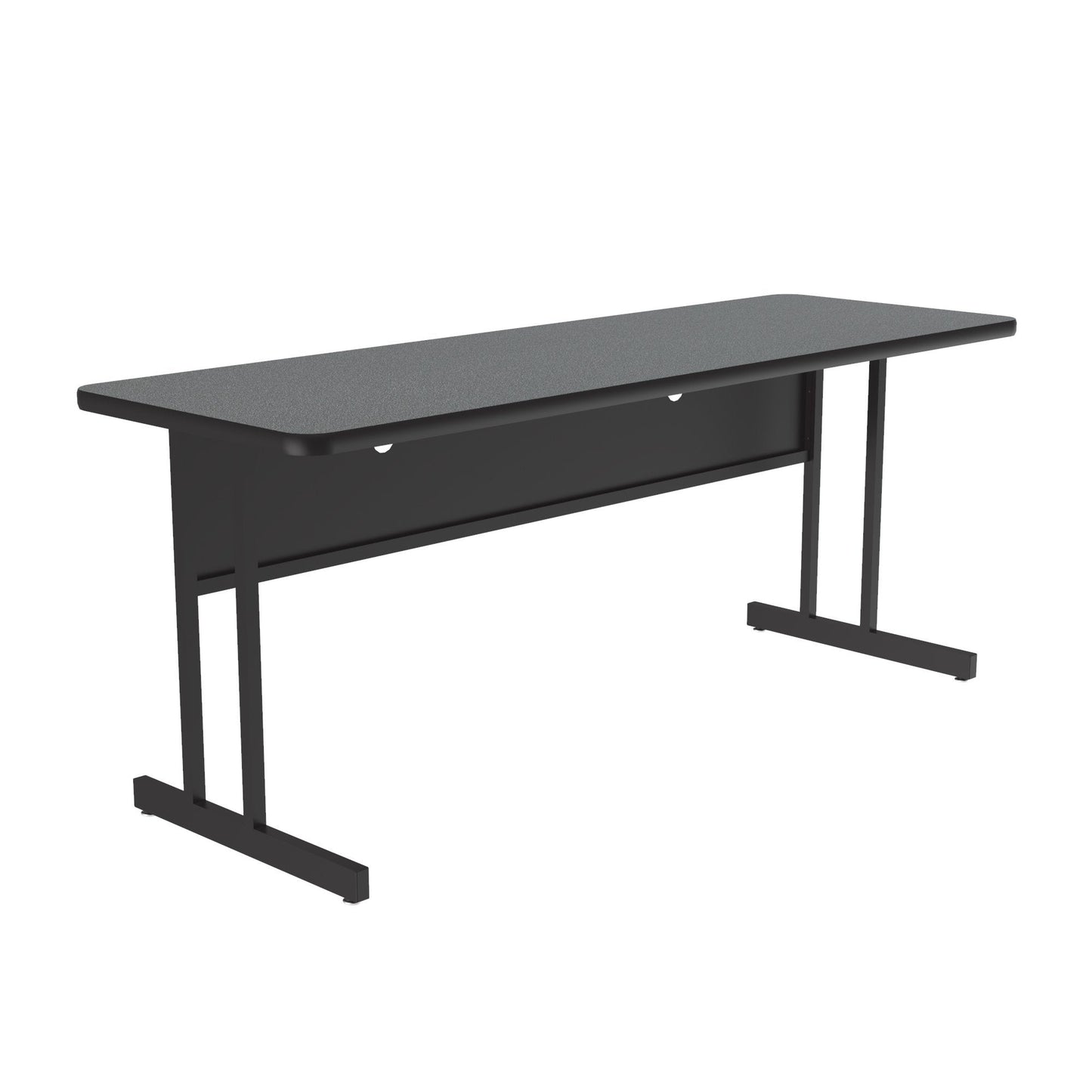 Correll Correll High - Pressure Laminate Desk Height Workstation & Student Desk 24"W x 72"L x 29"H (WS2472 - XX) - SchoolOutlet