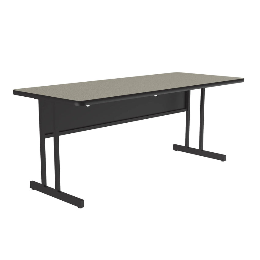Correll Rectangular Desk Height Commercial Laminate Top Computer/Student Desks 24"W x 72"L x 29"H (COR - WS2472TF - REC - XX) - SchoolOutlet