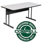 Correll Correll High - Pressure Laminate Desk Height Workstation & Student Desk 30