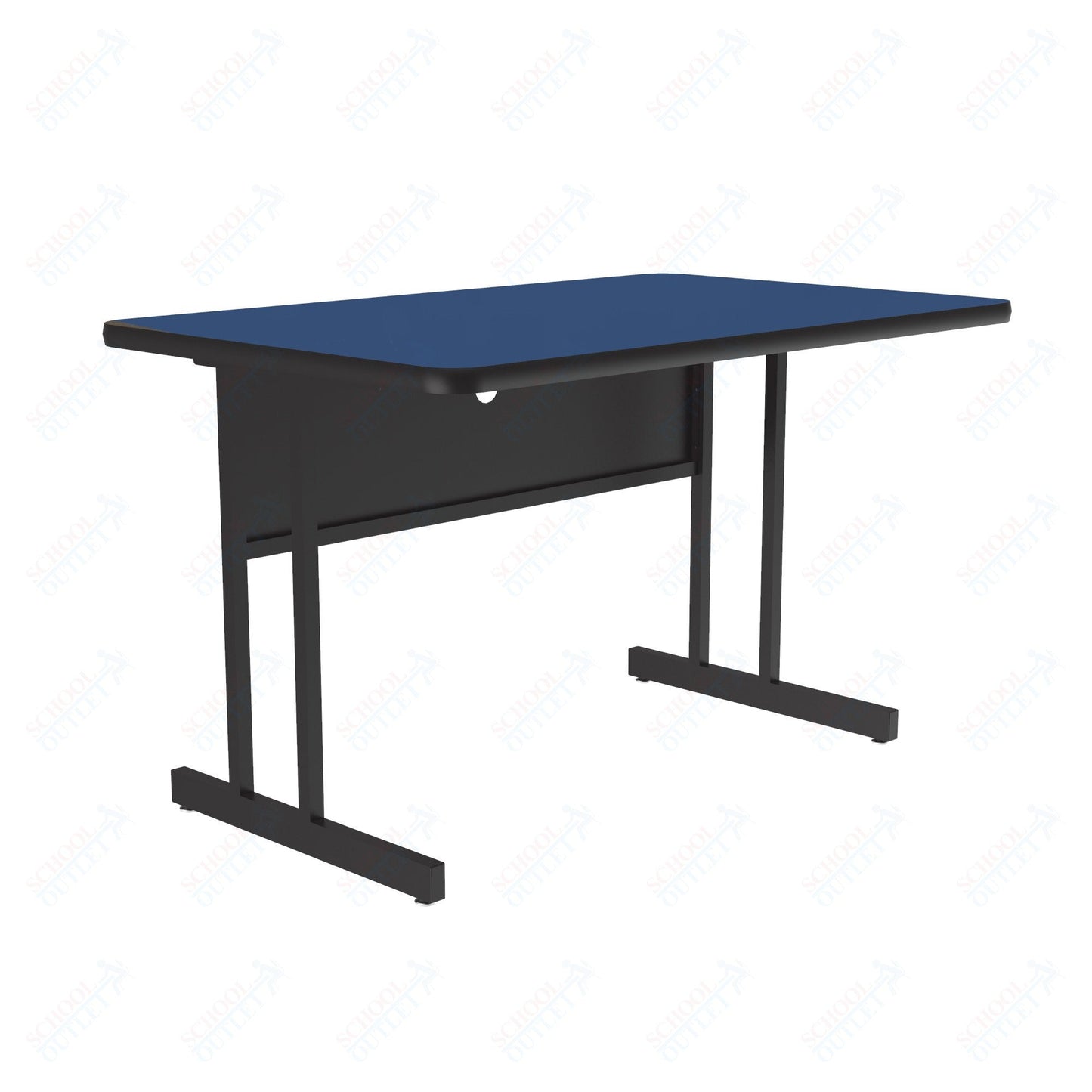 Correll High-Pressure Laminate Desk Height Workstation & Student Desk 30"W x 48"L x 29"H (WS3048-XX) - SchoolOutlet