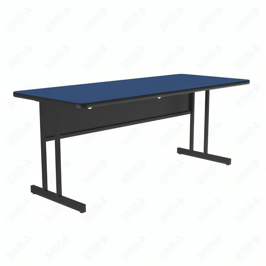 Correll High-Pressure Laminate Desk Height Workstation & Student Desk 30"W x 60"L x 29"H (WS3060-XX) - SchoolOutlet