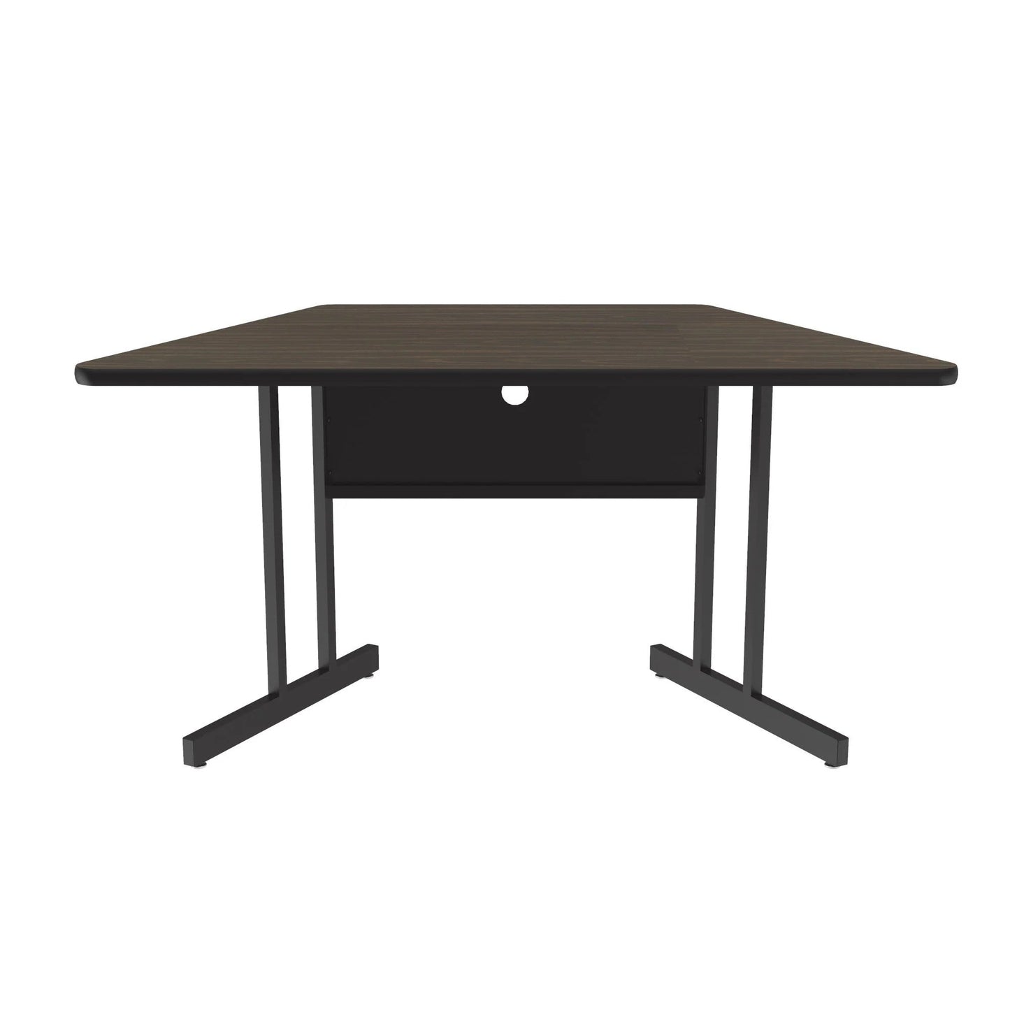 Correll Desk Height Commercial Laminate Top, Trapezoid, Computer/Student Desks 30"W x 60"L x 29"H (COR - WS3060TFTR - XX) - SchoolOutlet