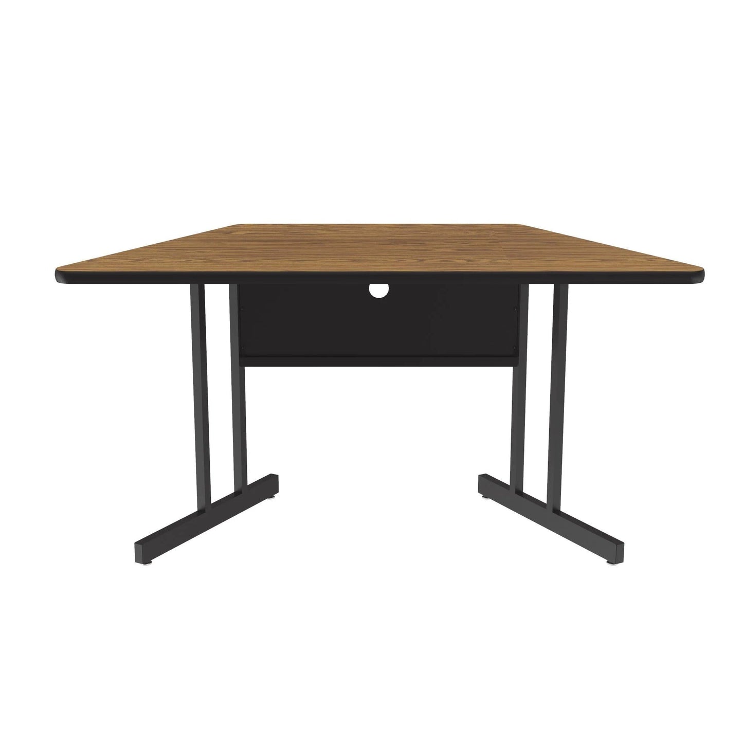 Correll Desk Height Commercial Laminate Top, Trapezoid, Computer/Student Desks 30"W x 60"L x 29"H (COR - WS3060TFTR - XX) - SchoolOutlet