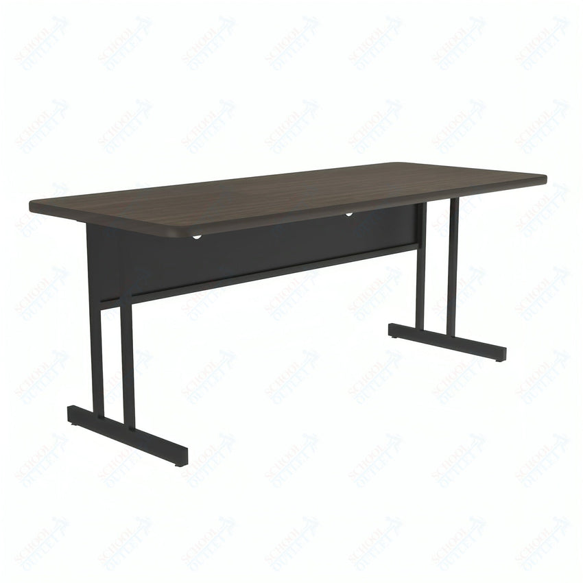 Correll Rectangular Desk Height Deluxe High - Pressure Top Computer/Student Desks 30"W x 72"L x 29"H (COR - WS3072REC - XX) - SchoolOutlet