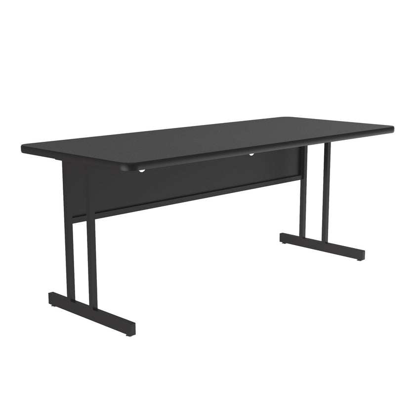 Correll Correll High - Pressure Laminate Desk Height Workstation & Student Desk 30"W x 72"L x 29"H (WS3072 - XX) - SchoolOutlet