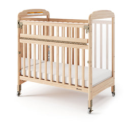 Foundations - Next Gen Serenity SafeReach Side Gate Compact Crib - Mirrored (One End) Natural (FOU-2543040)