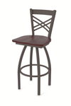 Holland Bar Stool 820 Catalina Swivel Bar Stool Wooden Seat 36