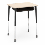 Virco ZADJ2026BOXM - ZUMA Series Student Desk, Hard Plastic 20