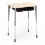 Virco ZADJ2026BOXM - ZUMA Series Student Desk, Hard Plastic 20