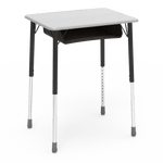Virco ZADJ2026BOXM - ZUMA Series Student Desk, Hard Plastic 20