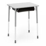 Virco ZADJ2026BOXM - ZUMA Series Student Desk, Hard Plastic 20