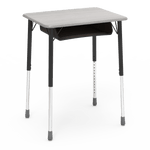 Virco ZADJ2026BOXM - ZUMA Series Student Desk, Hard Plastic 20