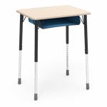 Virco ZADJ2026BOXM - ZUMA Series Student Desk, Hard Plastic 20