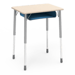 Virco ZADJ2026BOXM - ZUMA Series Student Desk, Hard Plastic 20