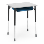 Virco ZADJ2026BOXM - ZUMA Series Student Desk, Hard Plastic 20