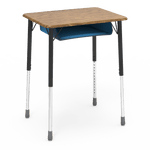 Virco ZADJ2026BOXM - ZUMA Series Student Desk, Hard Plastic 20