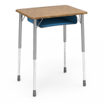 Virco ZADJ2026BOXM - ZUMA Series Student Desk, Hard Plastic 20