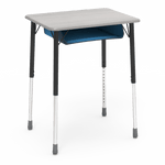 Virco ZADJ2026BOXM - ZUMA Series Student Desk, Hard Plastic 20