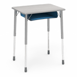 Virco ZADJ2026BOXM - ZUMA Series Student Desk, Hard Plastic 20