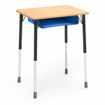 Virco ZADJ2026BOXM - ZUMA Series Student Desk, Hard Plastic 20