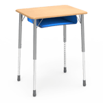 Virco ZADJ2026BOXM - ZUMA Series Student Desk, Hard Plastic 20