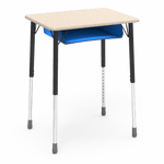 Virco ZADJ2026BOXM - ZUMA Series Student Desk, Hard Plastic 20