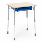 Virco ZADJ2026BOXM - ZUMA Series Student Desk, Hard Plastic 20