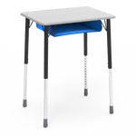 Virco ZADJ2026BOXM - ZUMA Series Student Desk, Hard Plastic 20