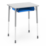 Virco ZADJ2026BOXM - ZUMA Series Student Desk, Hard Plastic 20