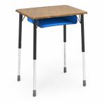 Virco ZADJ2026BOXM - ZUMA Series Student Desk, Hard Plastic 20