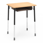 Virco ZADJ2026BOXM - ZUMA Series Student Desk, Hard Plastic 20