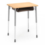 Virco ZADJ2026BOXM - ZUMA Series Student Desk, Hard Plastic 20