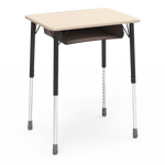 Virco ZADJ2026BOXM - ZUMA Series Student Desk, Hard Plastic 20