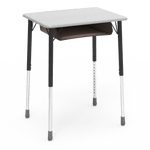 Virco ZADJ2026BOXM - ZUMA Series Student Desk, Hard Plastic 20