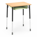 Virco ZADJ2026BOXM - ZUMA Series Student Desk, Hard Plastic 20
