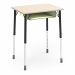 Virco ZADJ2026BOXM - ZUMA Series Student Desk, Hard Plastic 20