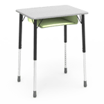 Virco ZADJ2026BOXM - ZUMA Series Student Desk, Hard Plastic 20