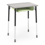 Virco ZADJ2026BOXM - ZUMA Series Student Desk, Hard Plastic 20