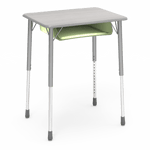 Virco ZADJ2026BOXM - ZUMA Series Student Desk, Hard Plastic 20