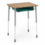 Virco ZADJ2026BOXM - ZUMA Series Student Desk, Hard Plastic 20