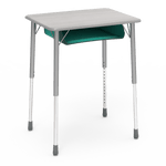 Virco ZADJ2026BOXM - ZUMA Series Student Desk, Hard Plastic 20